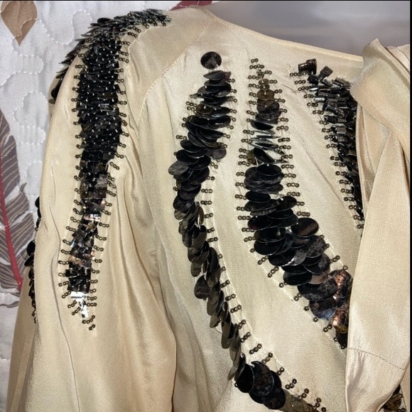 Anthropologie Yoana Baraschi 100% Silk Blouse M - Picture 5 of 16